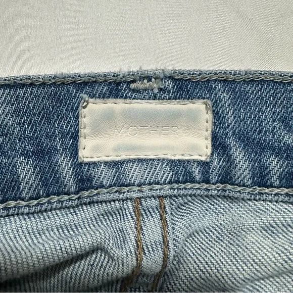 Mother The Flirt Cold Feet Distressed Jeans Size 25 - Picture 3 of 4